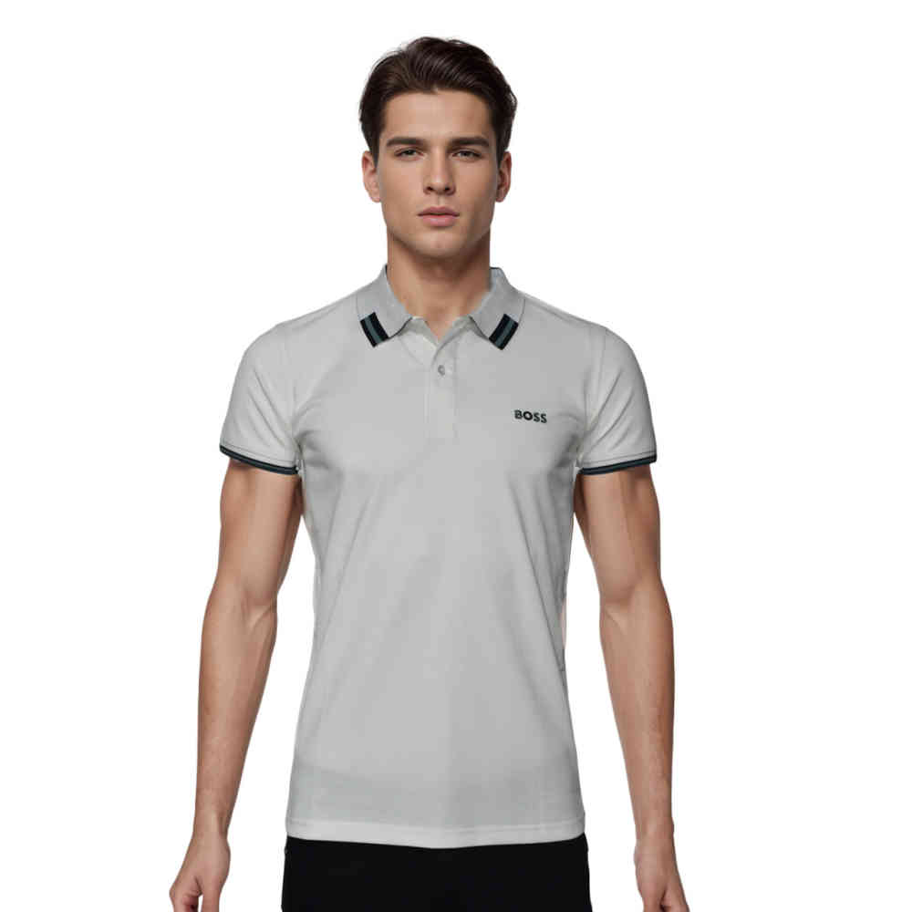 White Boss Blue Premium Quality Men's T-shirt