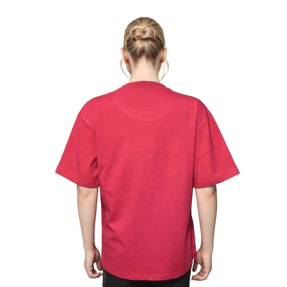 Burberry Red Teddy Print Women Oversized T-shirt-thumb-1