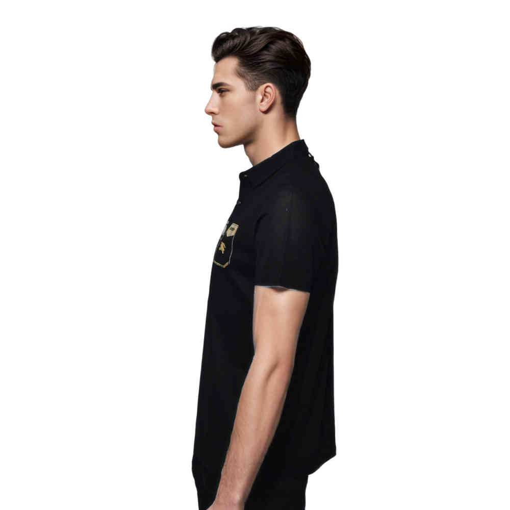 Burberry Black Premium Quality Polo Tees-2