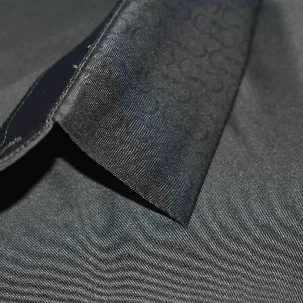 Ferragamo Grey Embossed Logo Premium Polo T-shirt-thumb-4