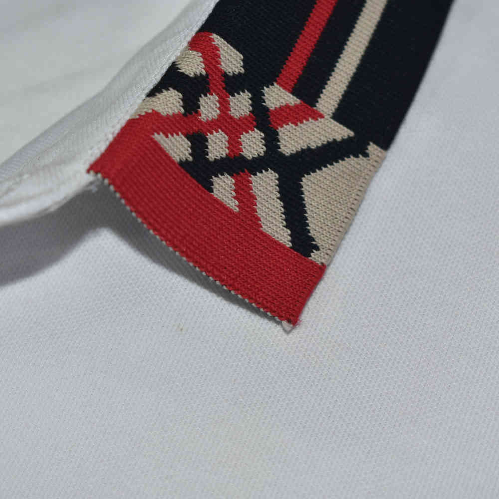 Burberry White Premium Quality Polo Tees-4