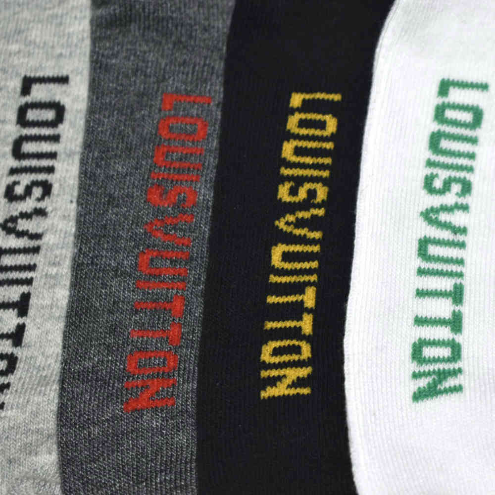 Louis Vuitton Premium Quality Low Ankle Socks - Pack of 5-3