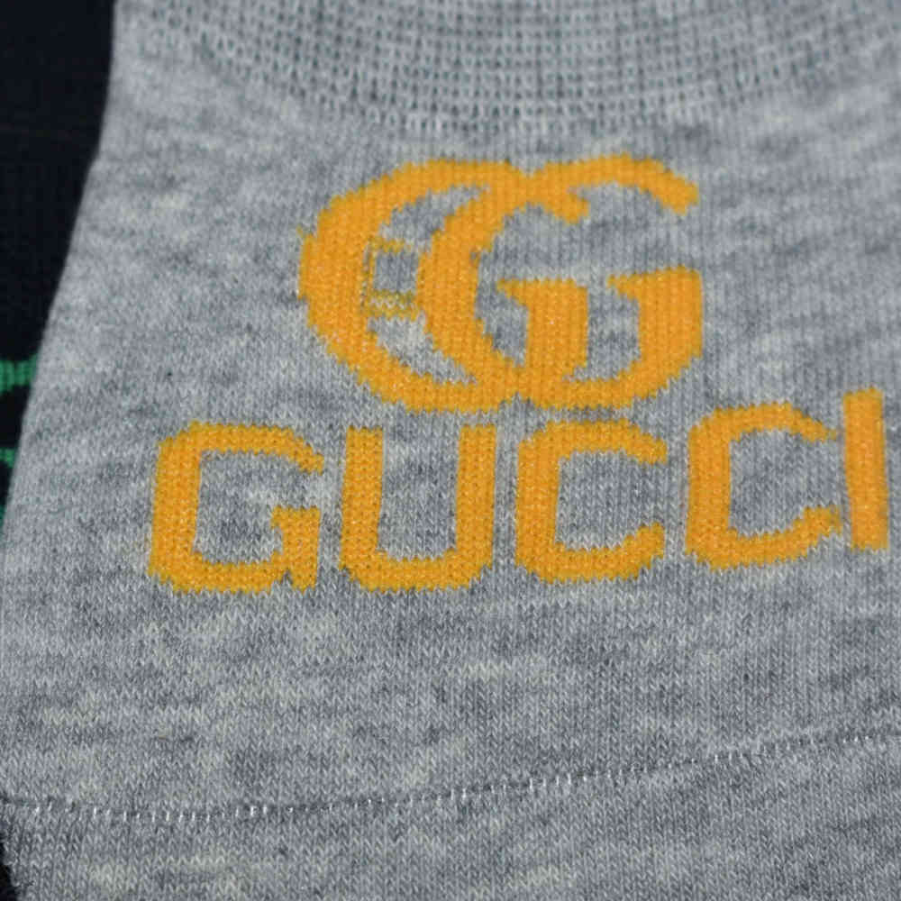 Gucci logo Printed Premium No Show Socks - Pack of 5-2