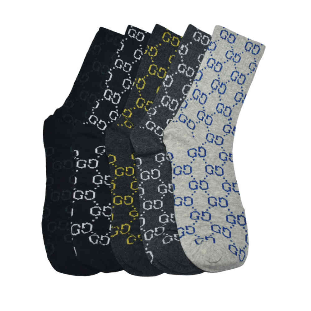 Gucci logo Print Crew Premium Quality Socks-thumb-0