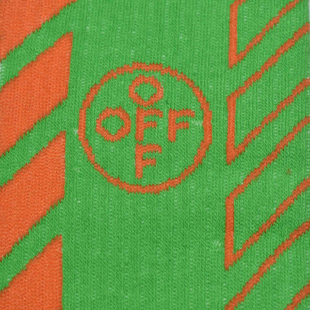 Off White Premium Luxury Crew Socks - Pack of 5-thumb-2
