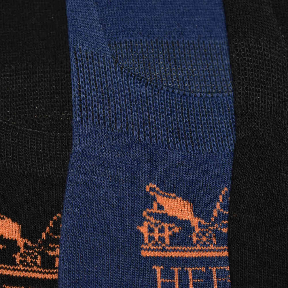 Hermes No Show Premium Quality Socks-thumb-3