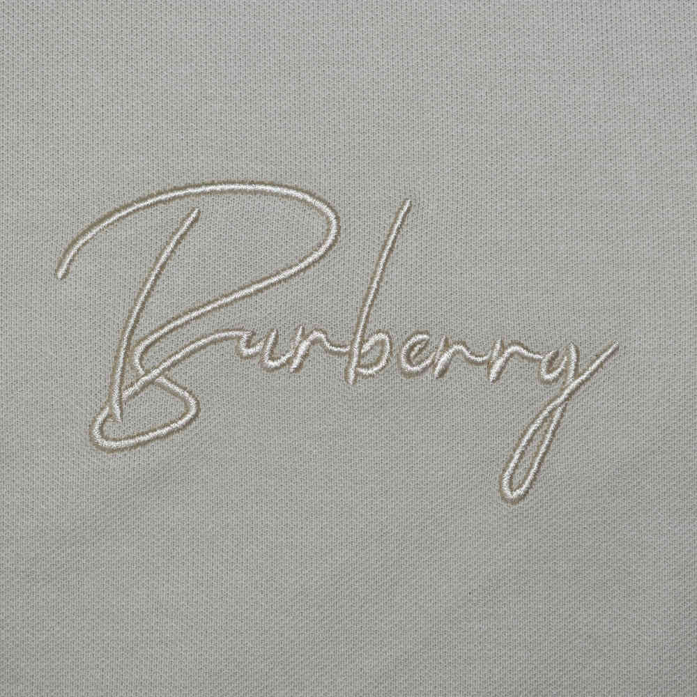 Burberry Brown Premium Quality Polo Tees-3