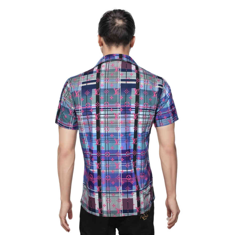 Louis Vuitton Printed Half Sleeve Shirt-thumb-1