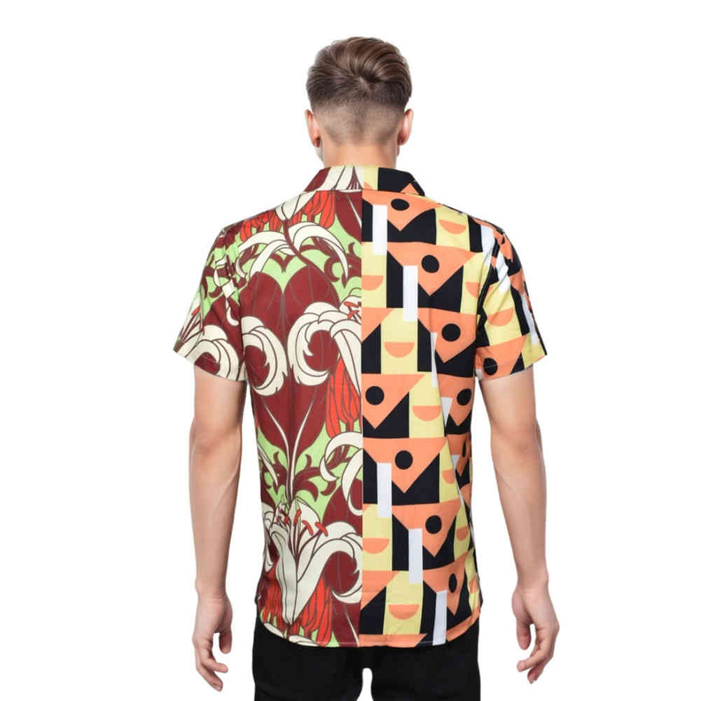 Prada Red & Yellow Premium Quality Shirt-thumb-1