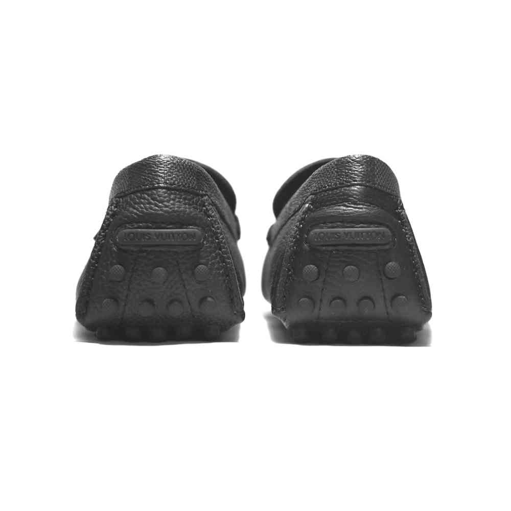 Louis Vuitton Hockenheim Moccasin Black Premium Loafers-4