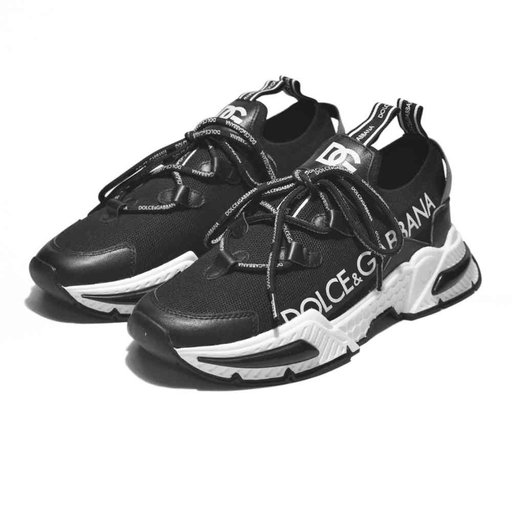Dolce & Gabbana Black Airmaster Sneakers-thumb-2