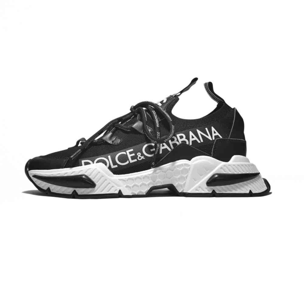 Black Dolce & Gabbana White & Grey Airmaster Sneakers