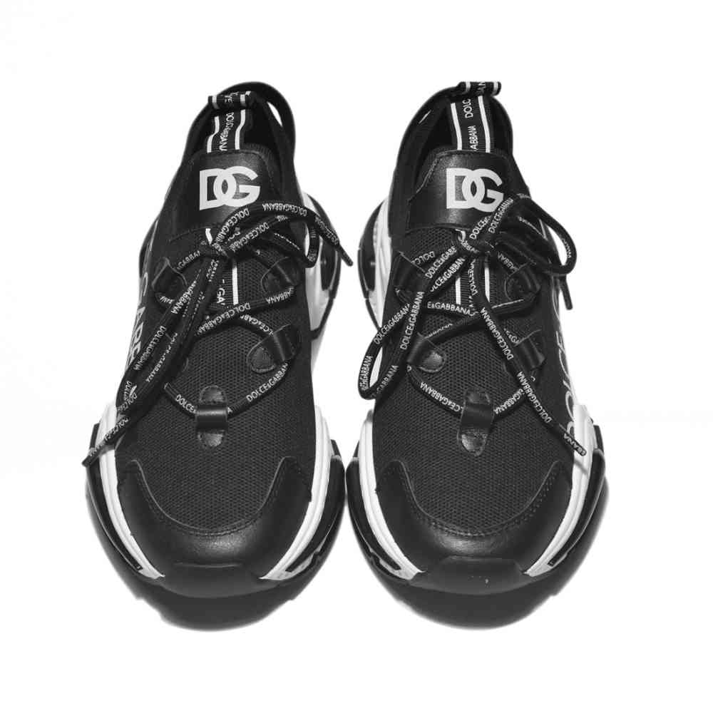 Dolce & Gabbana Black Airmaster Sneakers-thumb-3