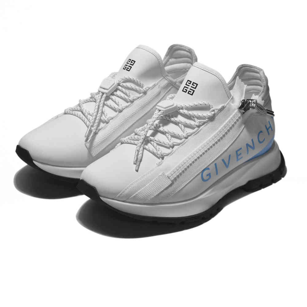 Givenchy White Spectre Zip-up Sneakers-thumb-2