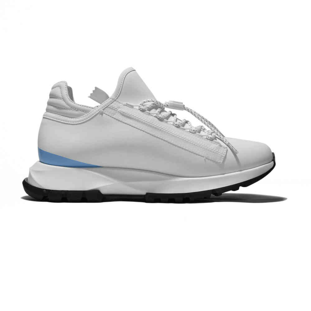 Givenchy White Spectre Zip-up Sneakers-thumb-1