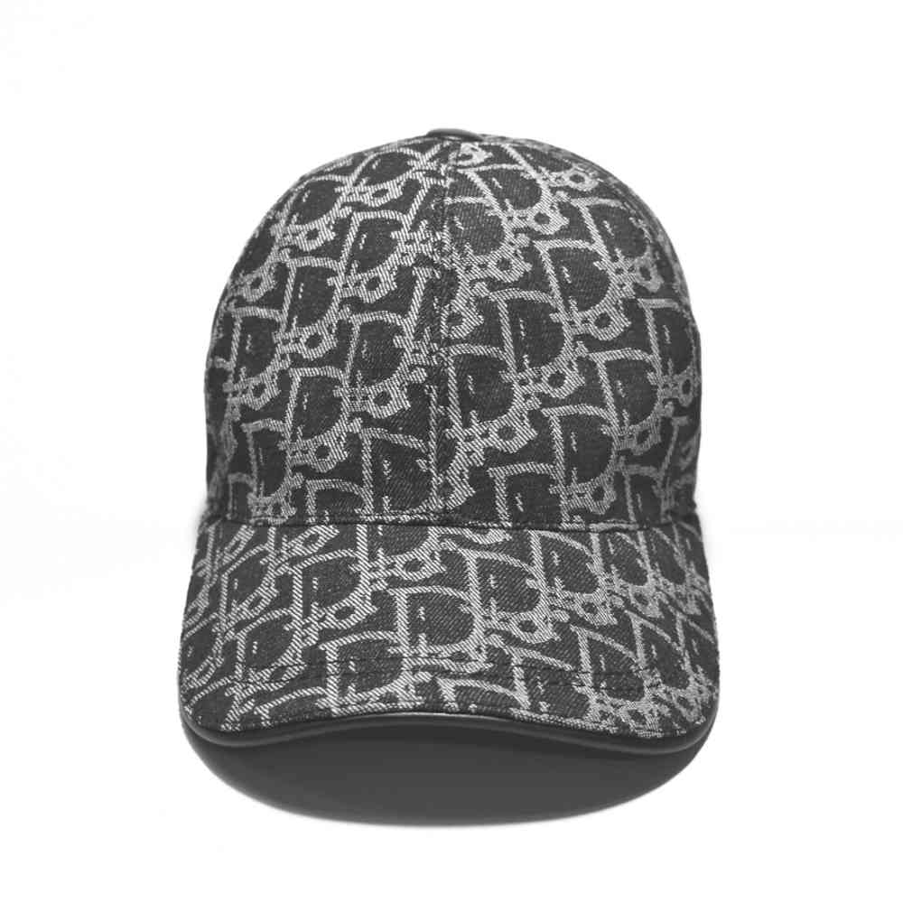 Dior Opaque Black Premium Luxury Cap-thumb-1