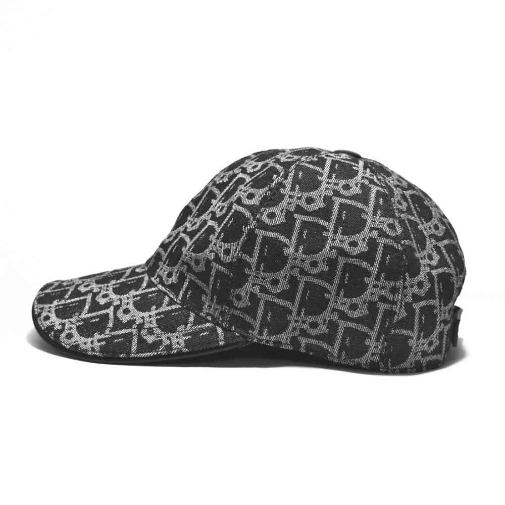 Dior Opaque Black Premium Luxury Cap-thumb-2
