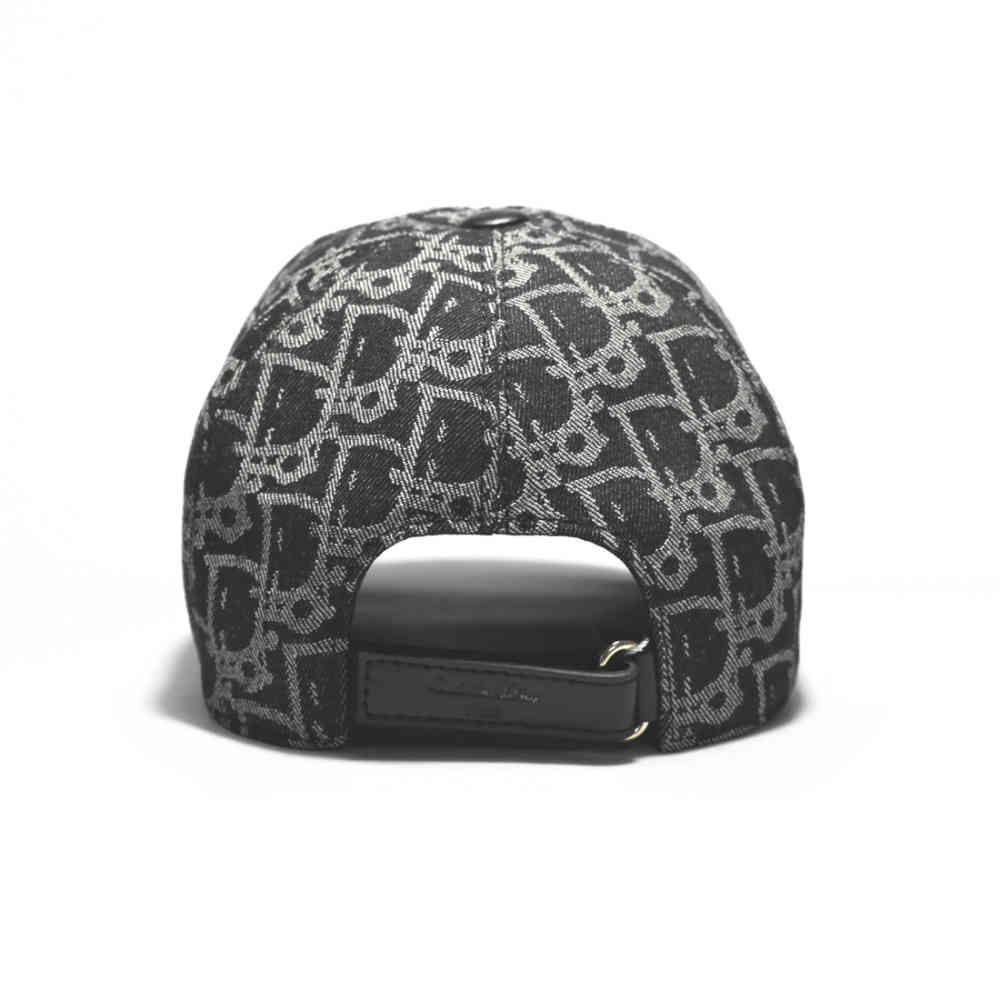 Dior Opaque Black Premium Luxury Cap-thumb-4