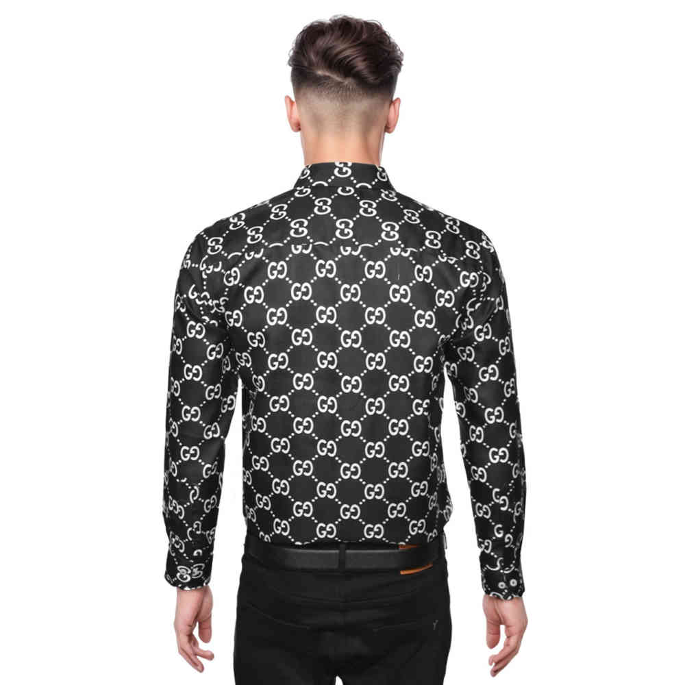 Gucci GG Canvas Black Premium Shirt-1