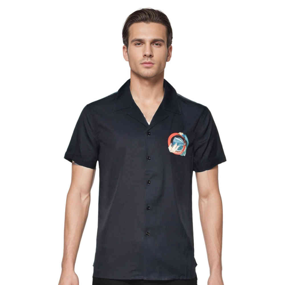 Black Gucci White Premium Quality Shirt