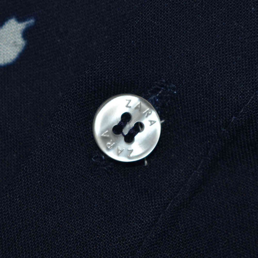 Zara Blue Premium Quality Half Sleeve Shirt-4