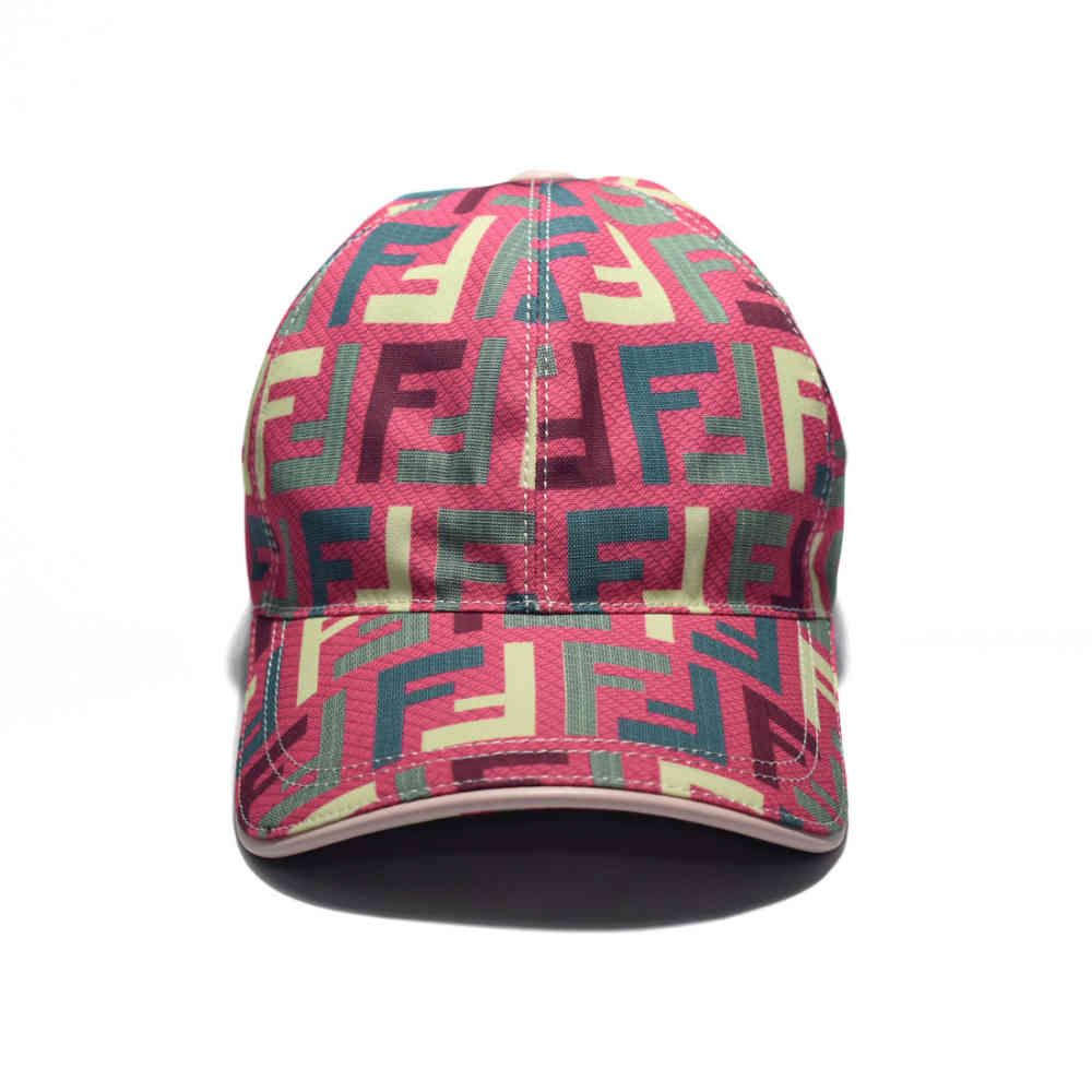 Fendi Printed Pink Premium Quality Cap-1