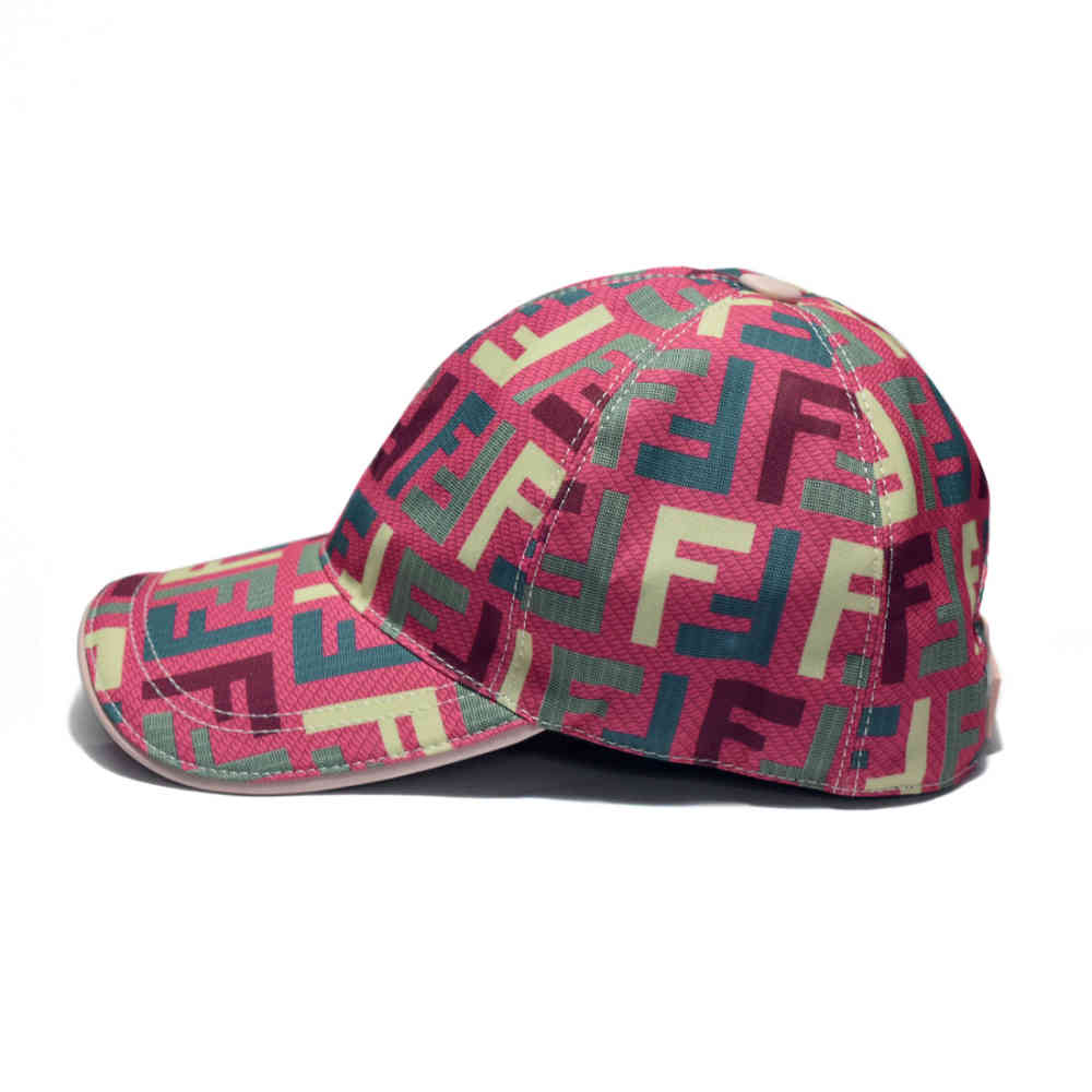Fendi Printed Pink Premium Quality Cap-2