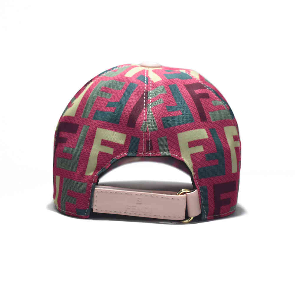 Fendi Printed Pink Premium Quality Cap-4