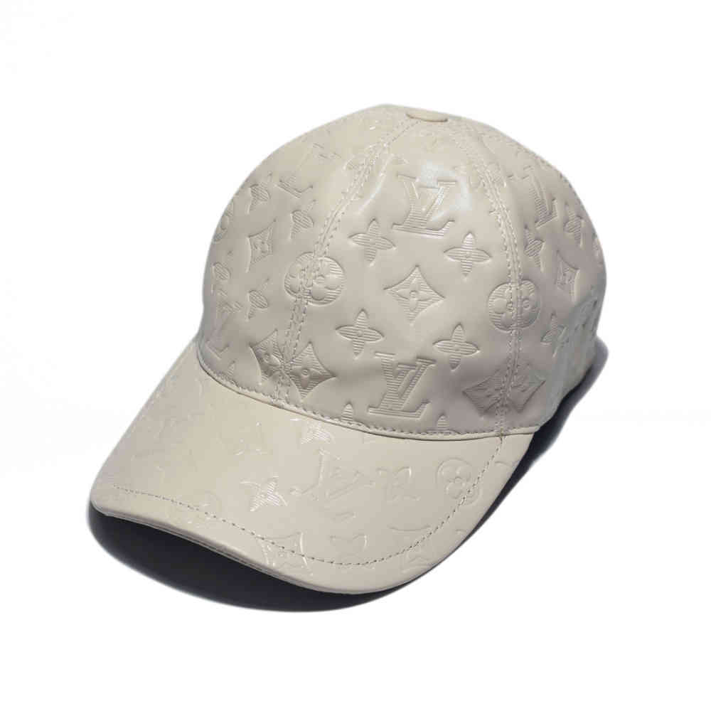 Cream Louis Vuitton Monogram Black Premium Cap