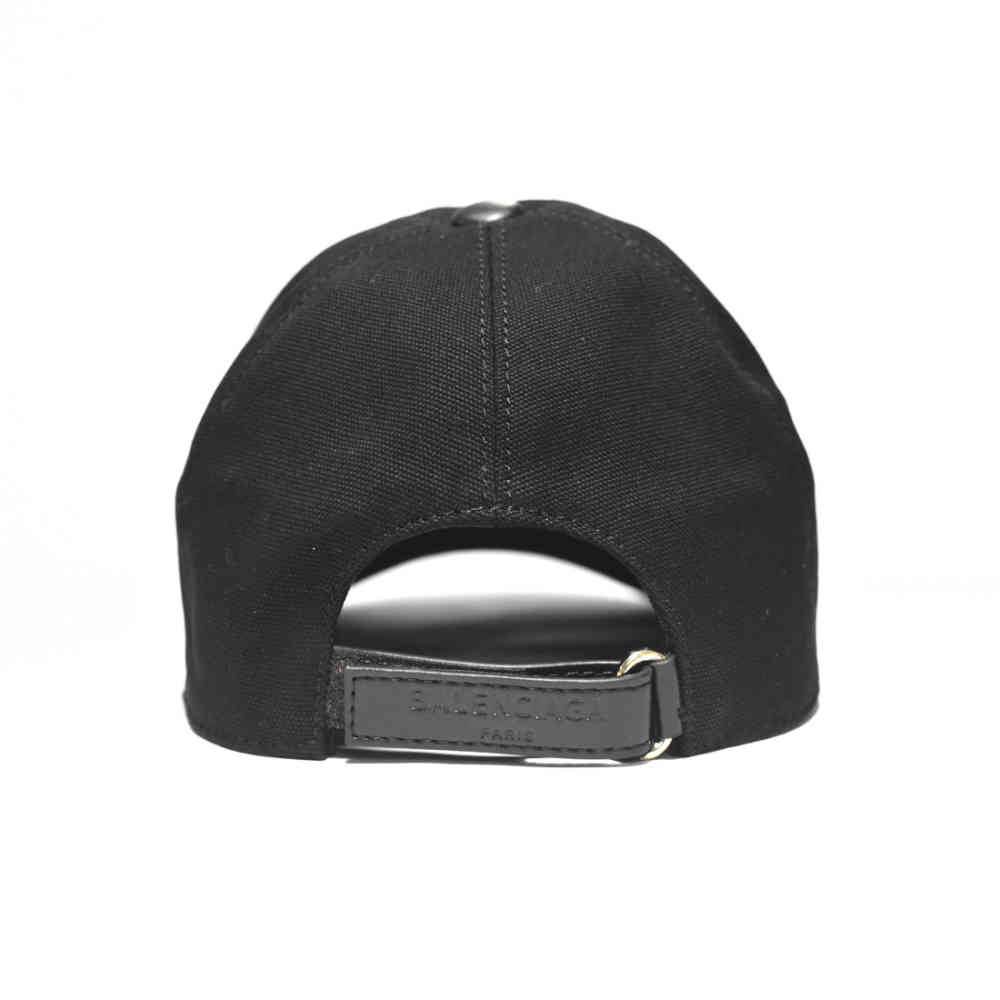 Balenciaga Embroidered Black Premium Cap-thumb-4