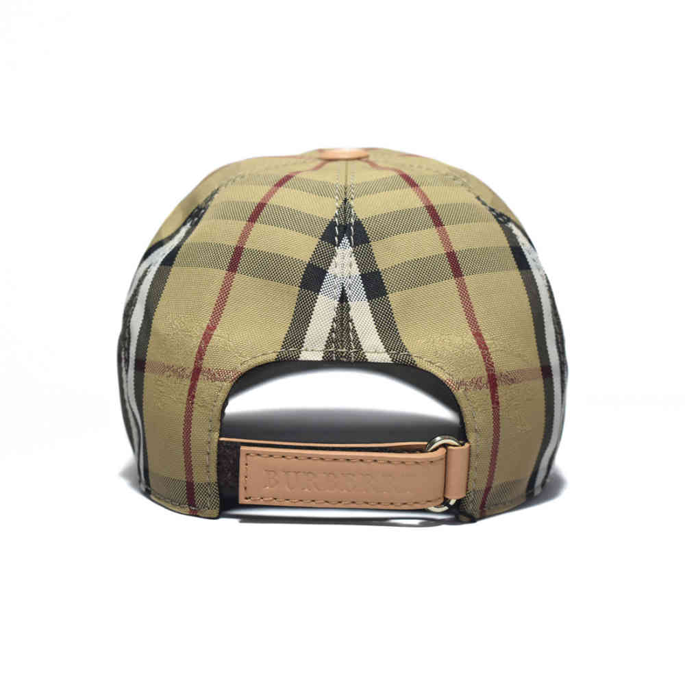 Burberry Brown Check Premium Cap-thumb-4