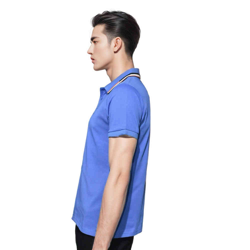Hermes Blue Premium Luxury Polo T-shirt-2