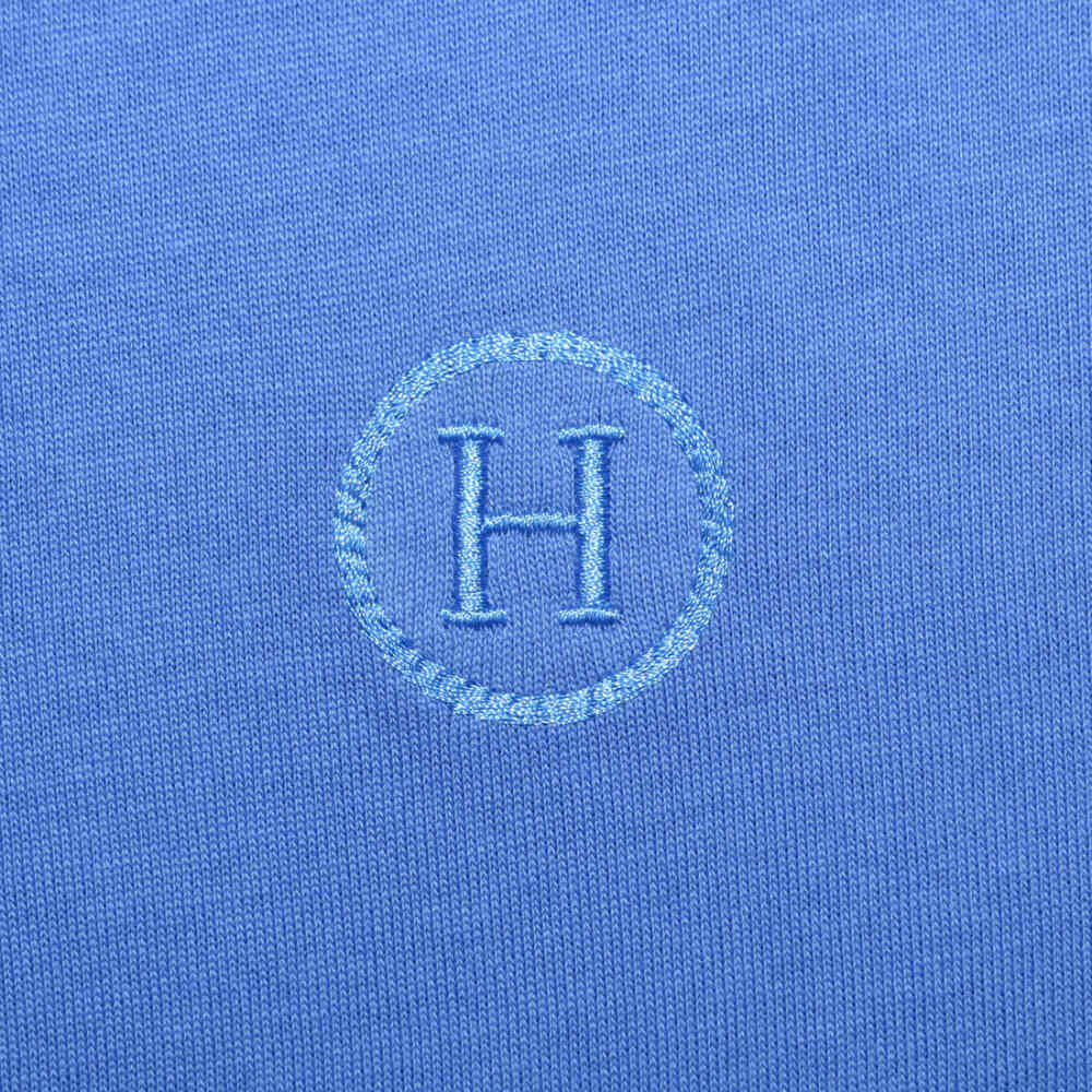 Hermes Blue Premium Luxury Polo T-shirt-3