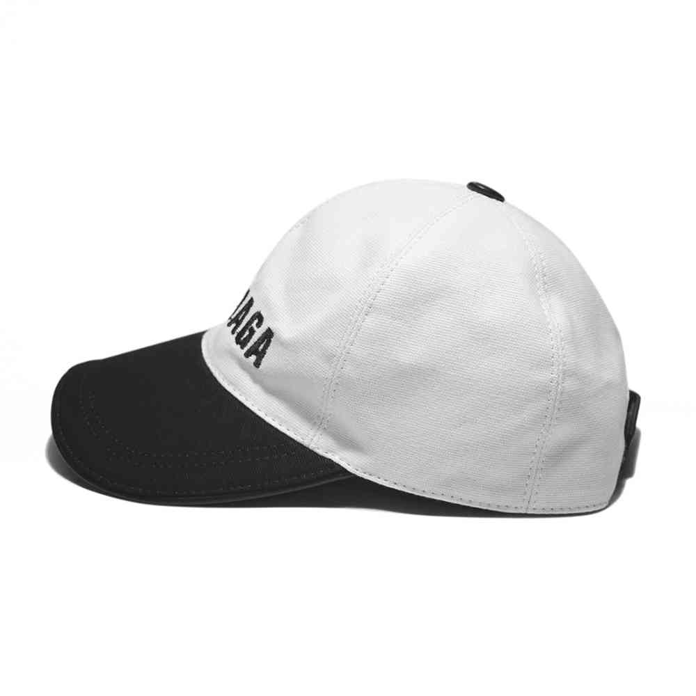 Balenciaga Embroidered White & Black Premium Cap-2