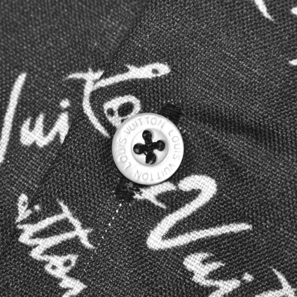 Louis Vuitton Black Premium Quality Shirts-3