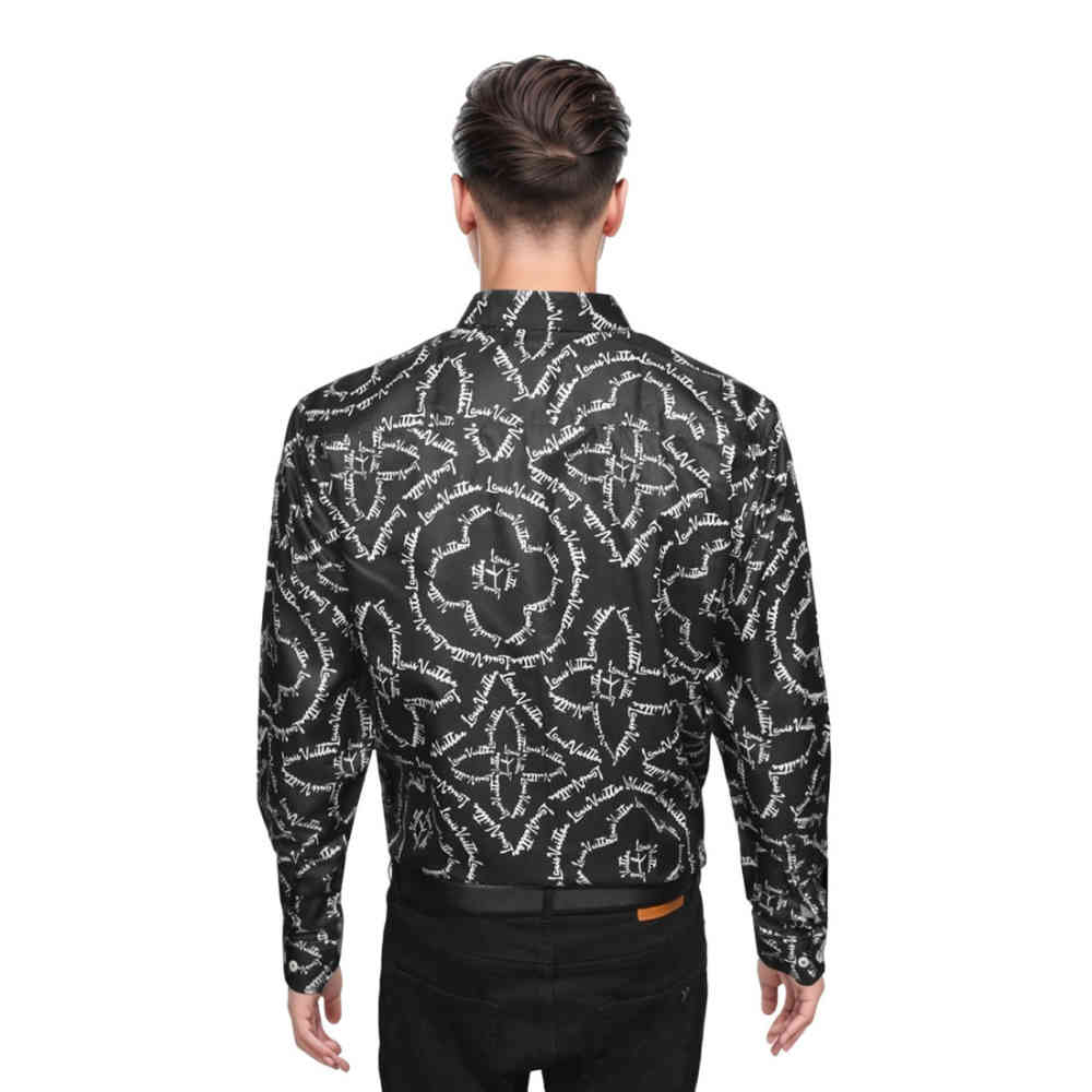 Louis Vuitton Black Premium Quality Shirts-1