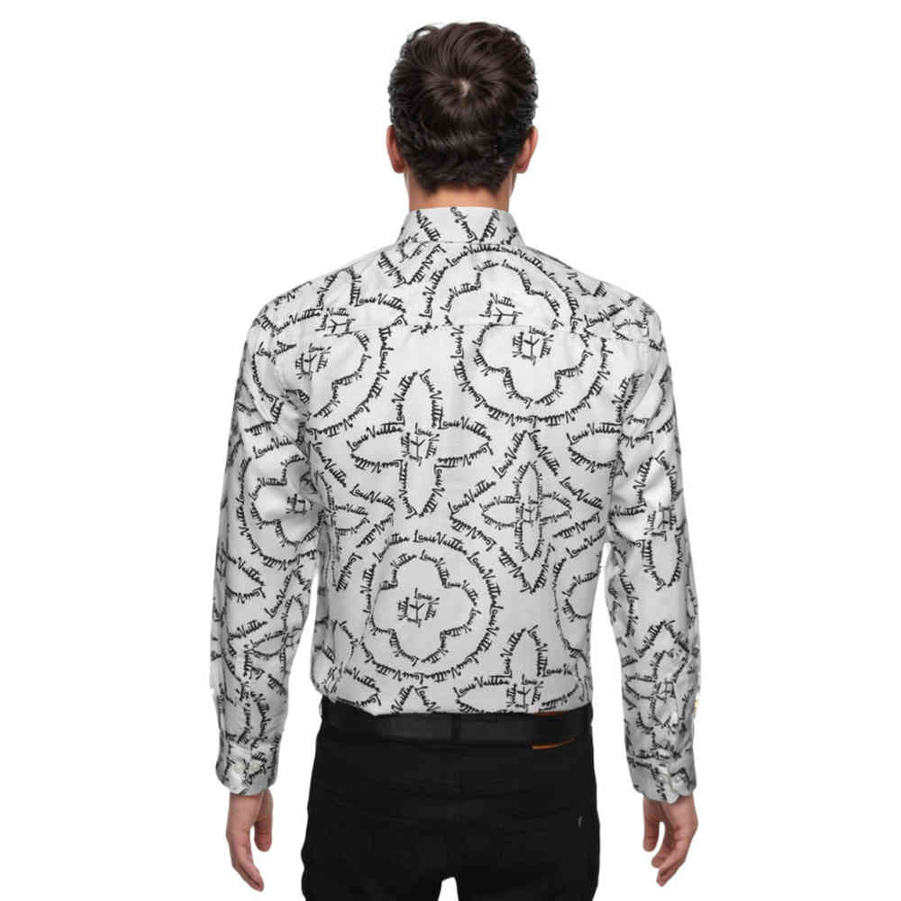 Louis Vuitton White Premium Quality Shirt-1