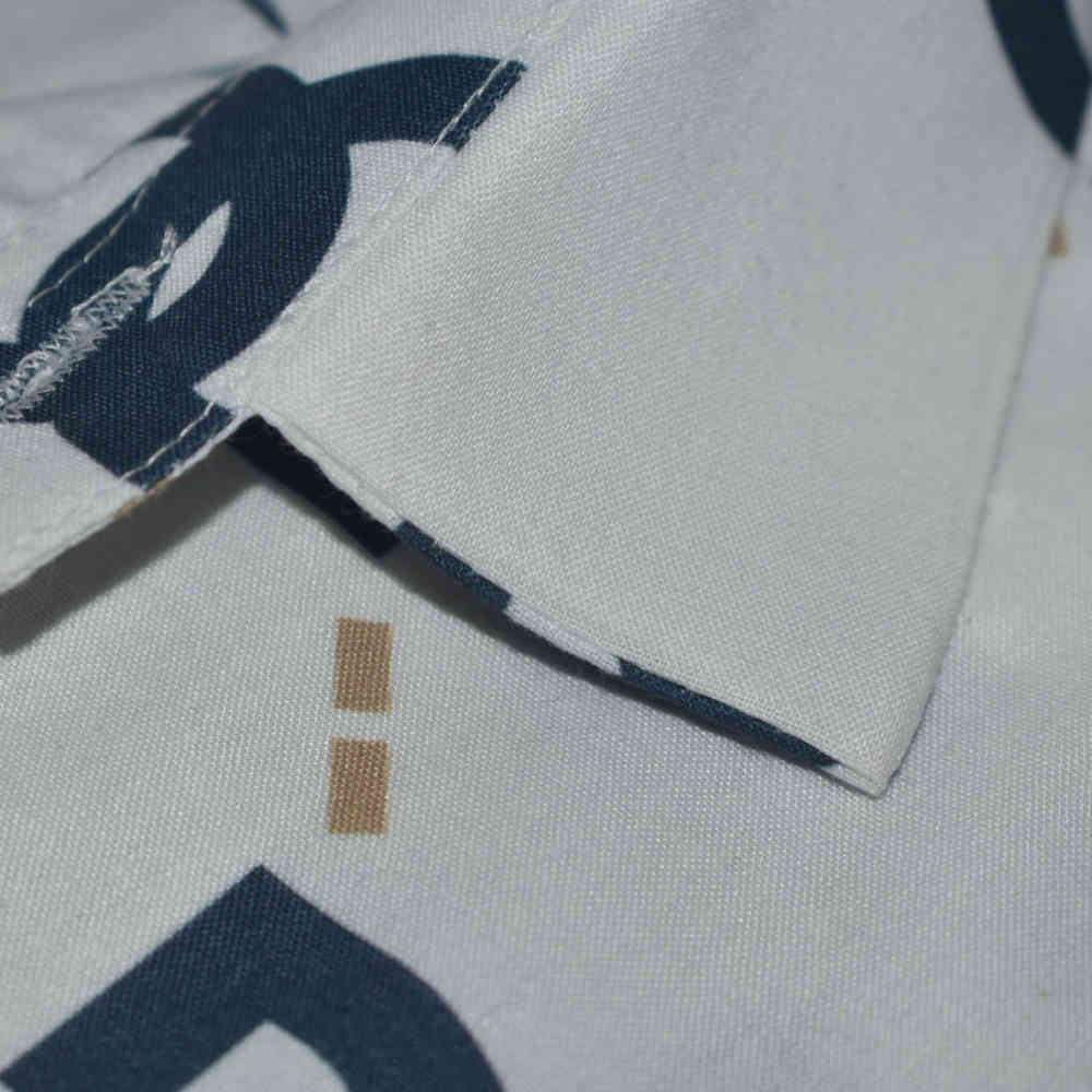 Dolce & Gabbana Monogram Print White Shirt-4