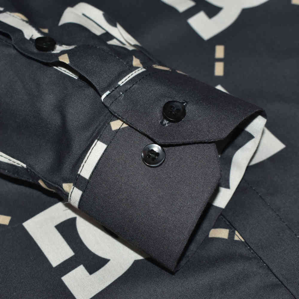 Dolce & Gabbana Monogram Print Black Shirt-6