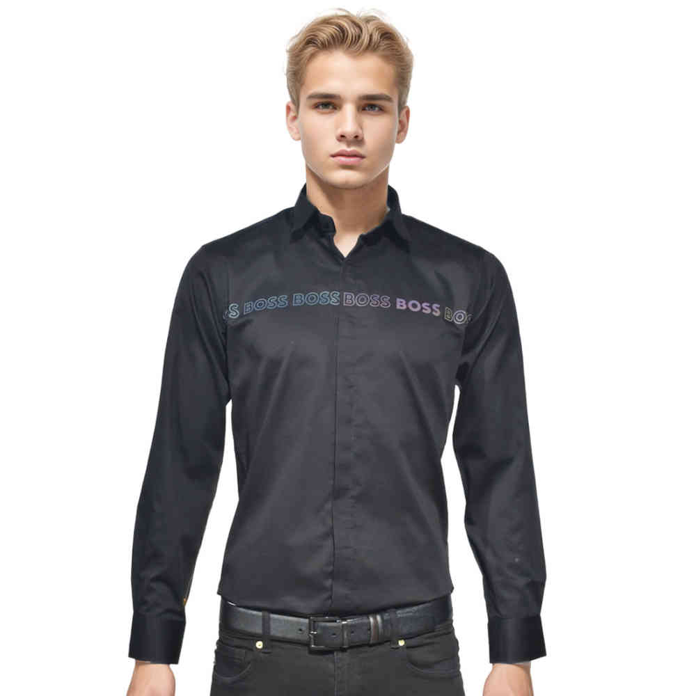 Black Hugo Boss White Premium Shirt