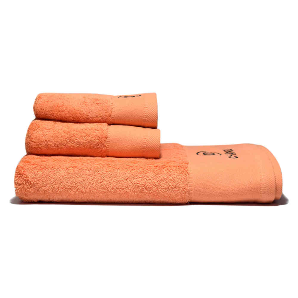 Chanel Embroidered logo Orange Premium Towel - Set of 3-2