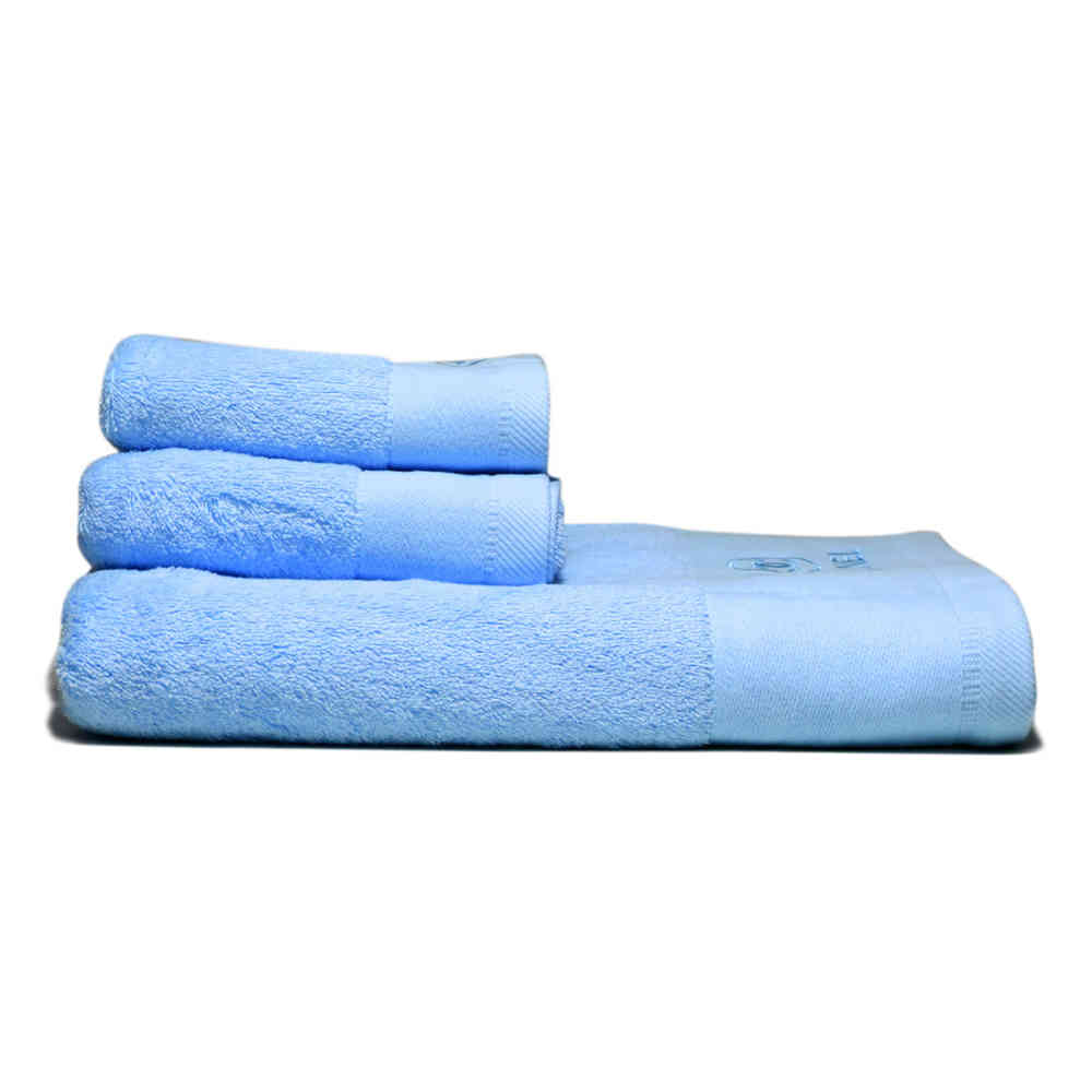 Chanel Embroidered logo Blue Premium Towel - Set of 3-2