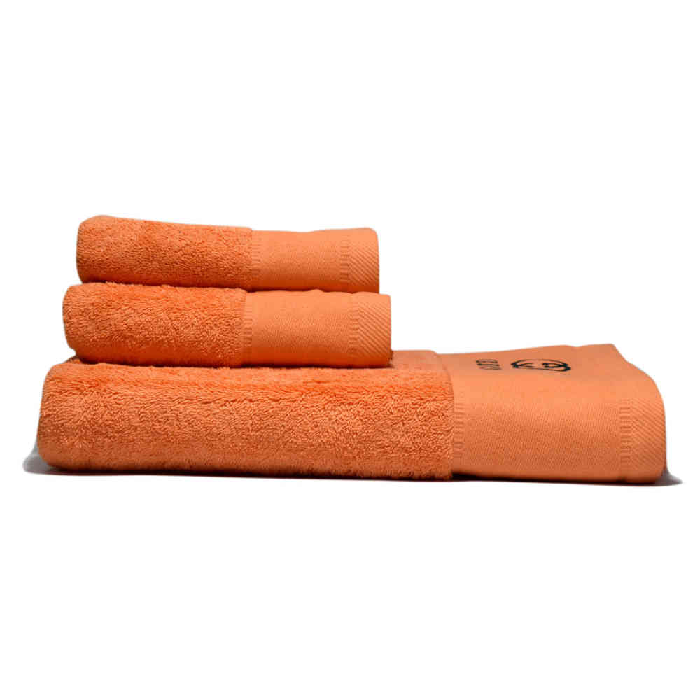 Gucci Embroidered Orange Premium Quality Towel - Set of 3-thumb-2