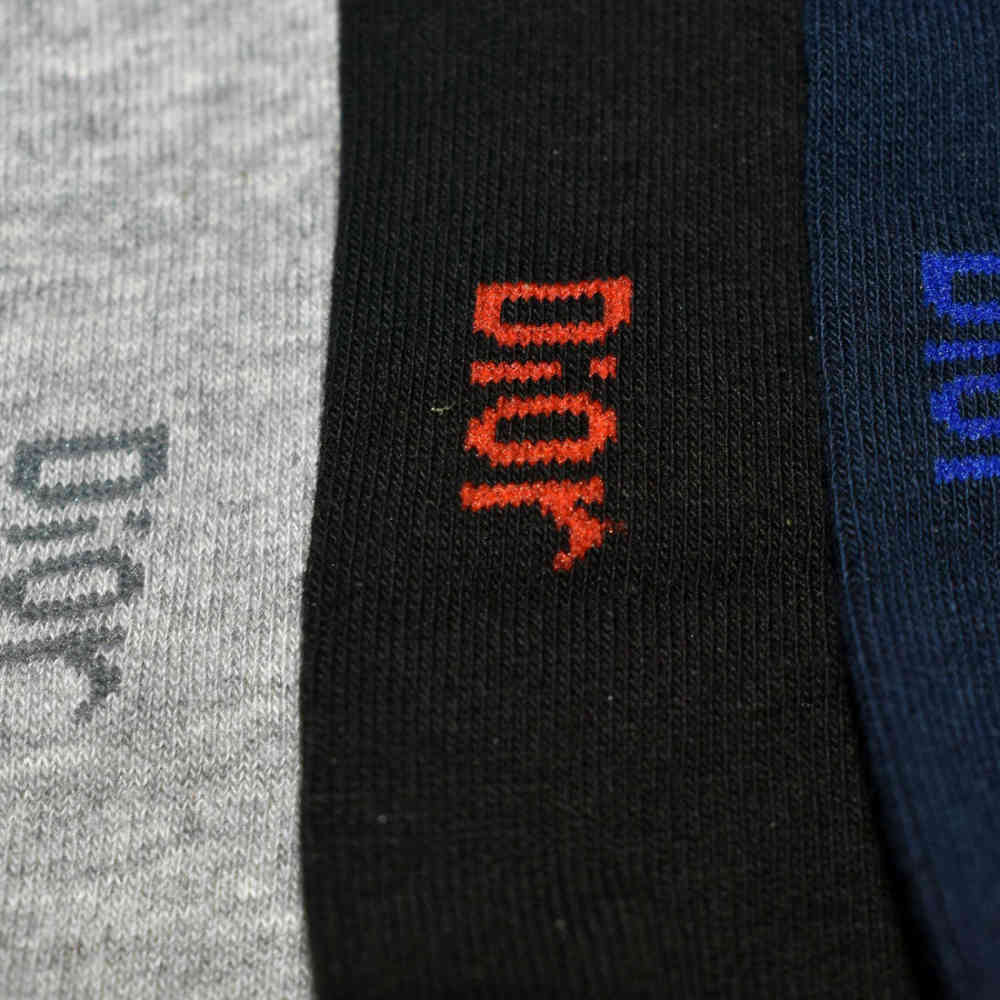 Dior Low Cut Premium Quality Cotton Socks-thumb-3
