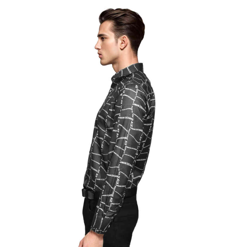 Armani Exchange Black Premium Quality Shirt-2