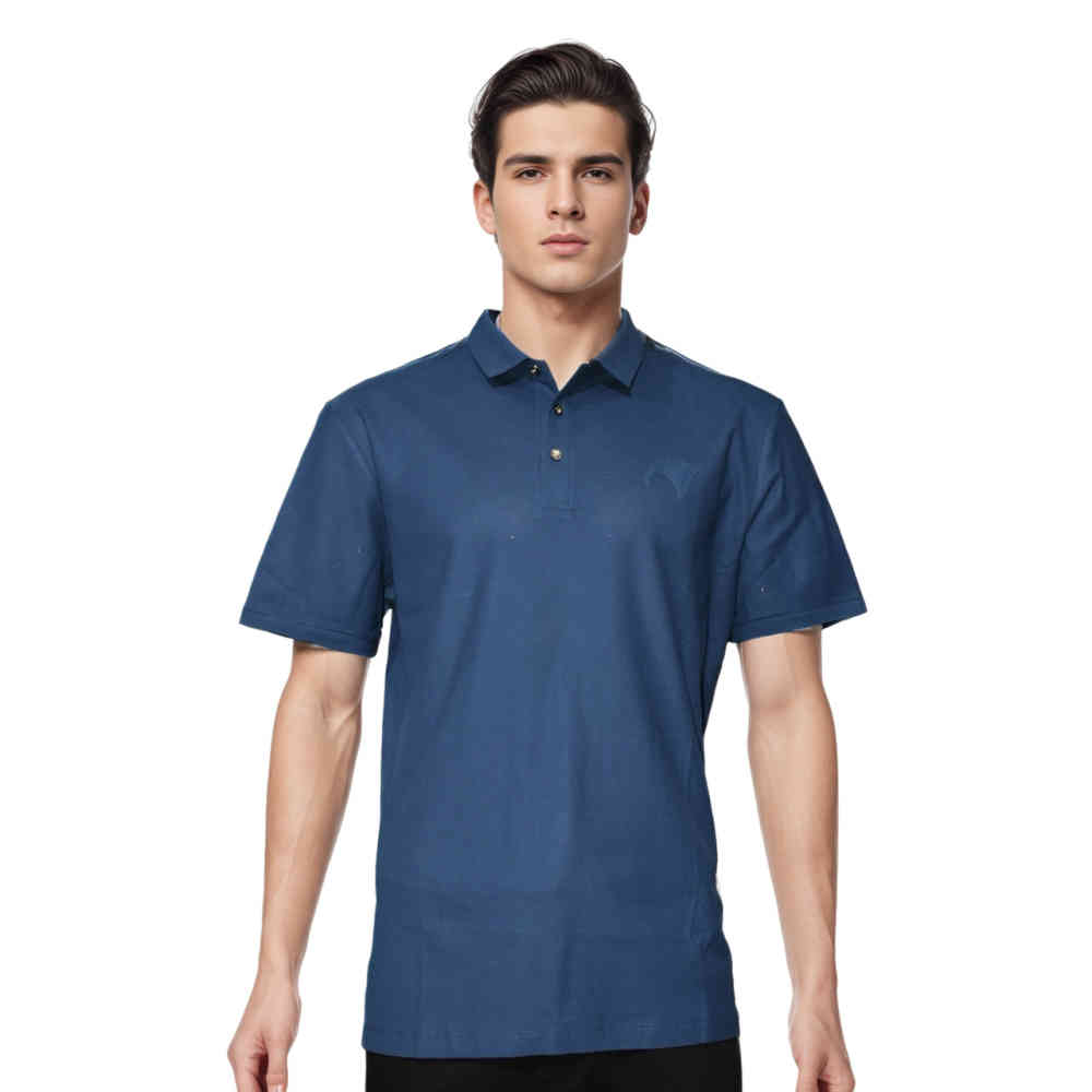 Dark Blue Stefano Ricci White Premium Quality T-shirt