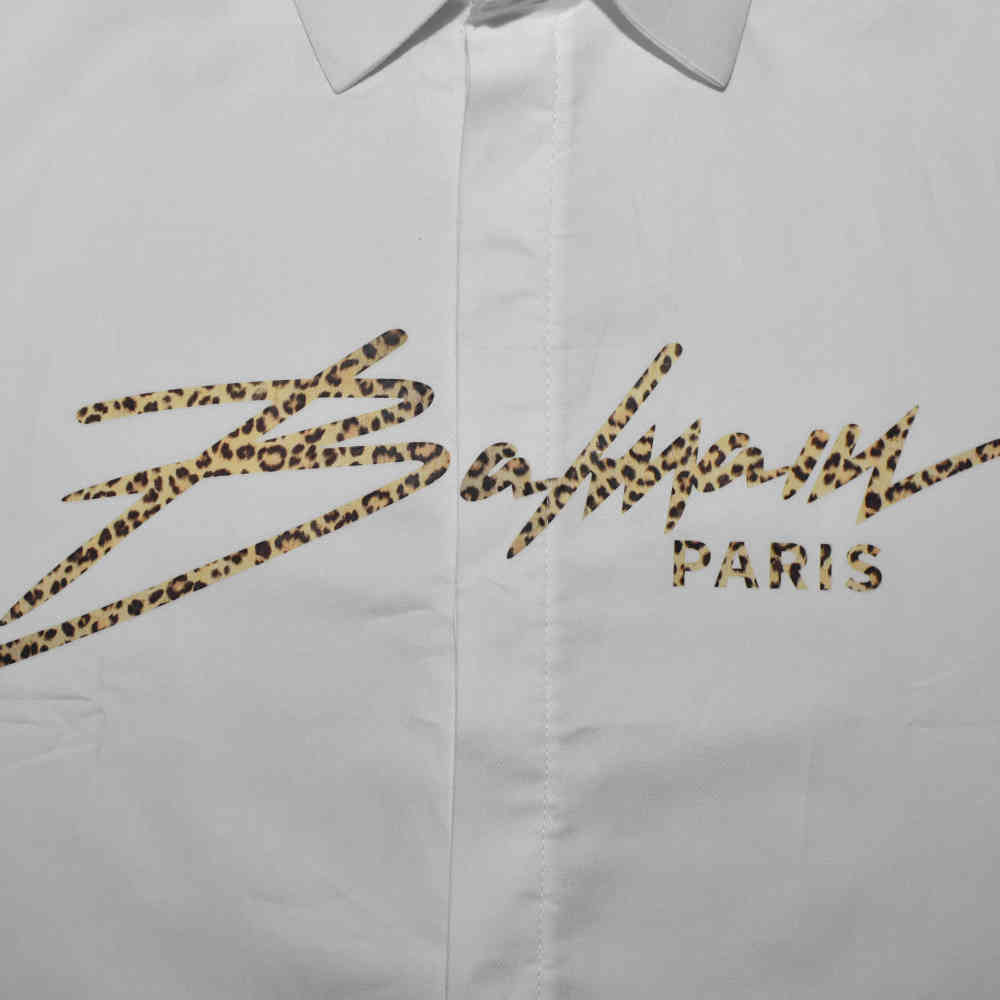 Balmain Paris White Premium Quality Shirt-3