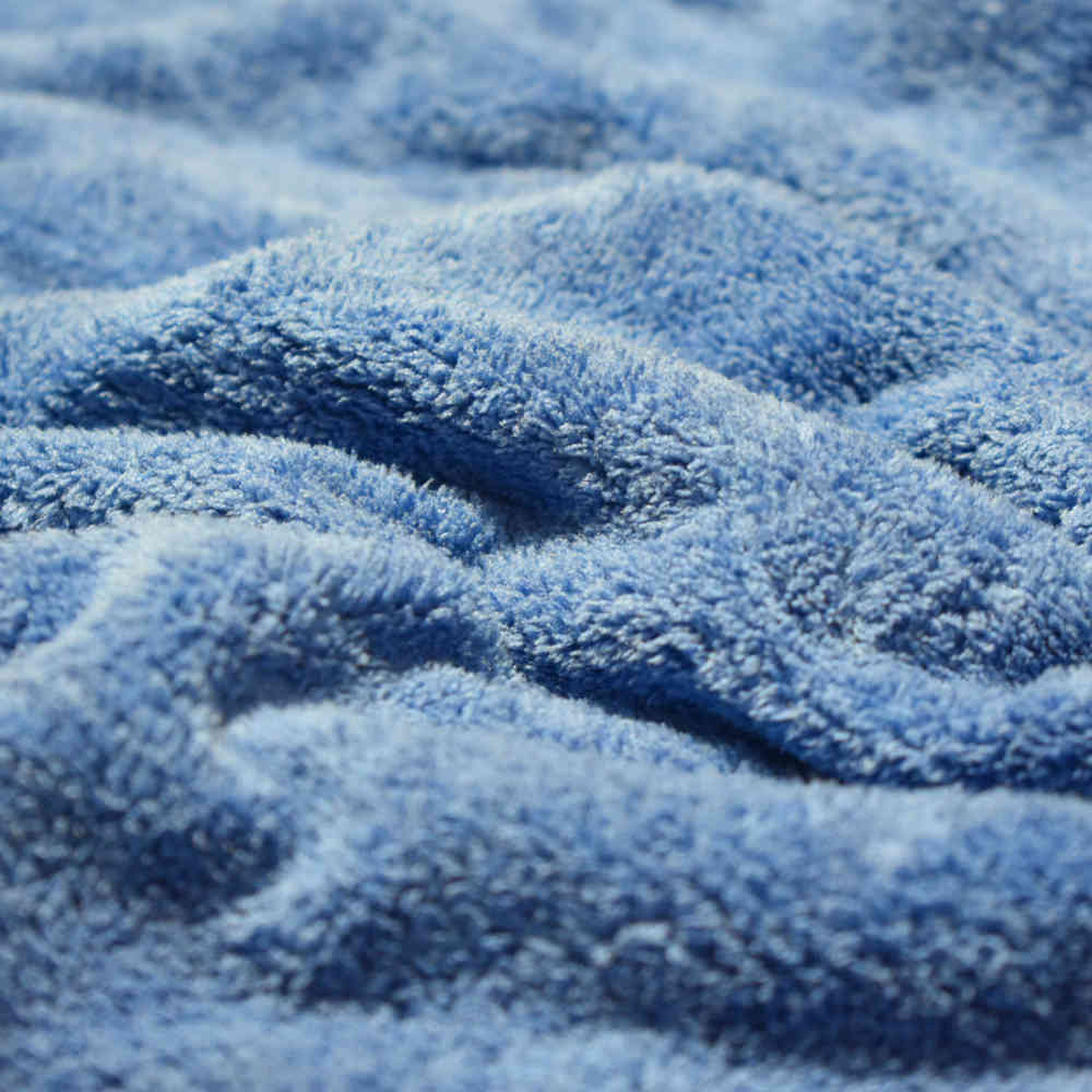 Prada Milano Embroidered Logo Blue Towel - Set of 2-thumb-3