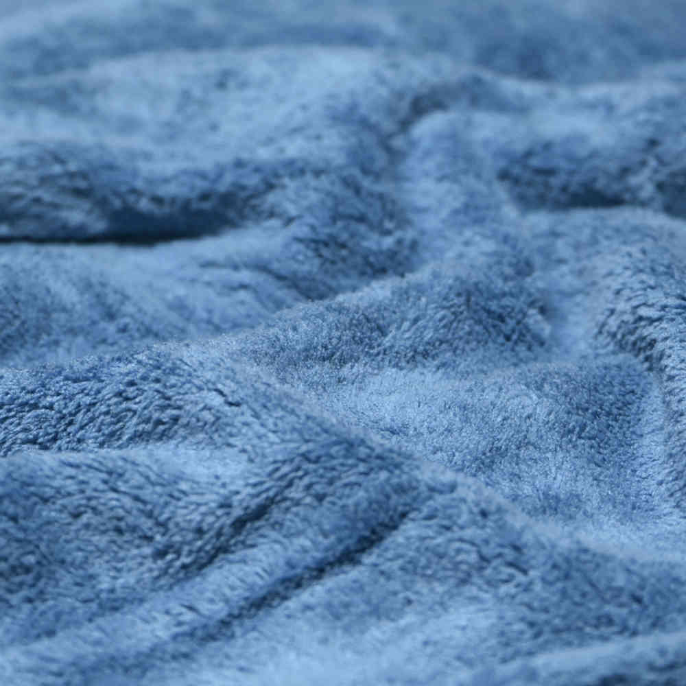 Prada Embroinded Blue Premium Quality Towel - Set of 2-thumb-3