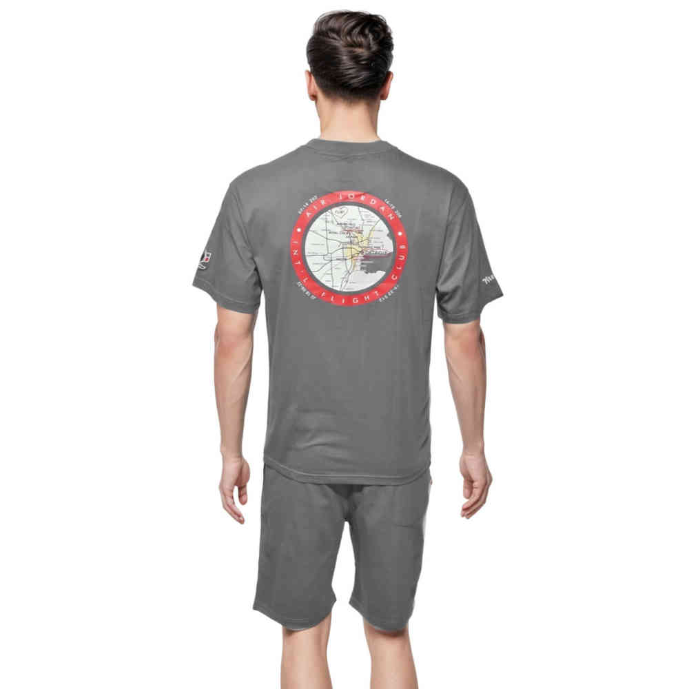Two 18 Grey Premium Mens T-shirt & Shorts Combo-1